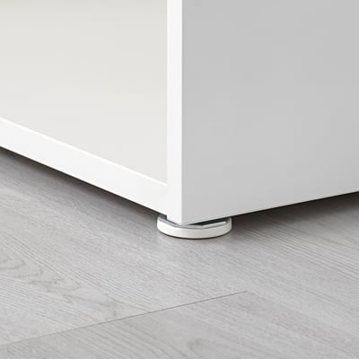 LÄTTHET Leg, adjustable, white
