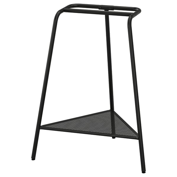 LAGKAPTEN / TILLSLAG Desk, white/black, 140x60 cm
