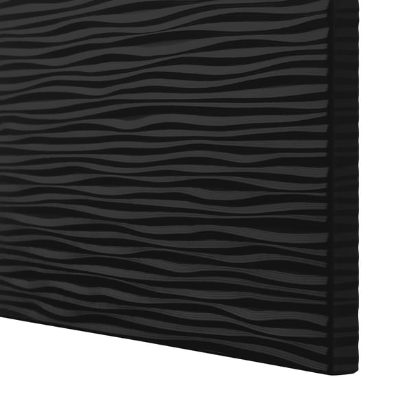 LAXVIKEN Drawer front, black, 60x26 cm