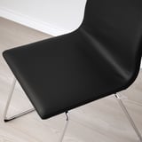 LILLÅNÄS Chair, chrome-plated/Bomstad black