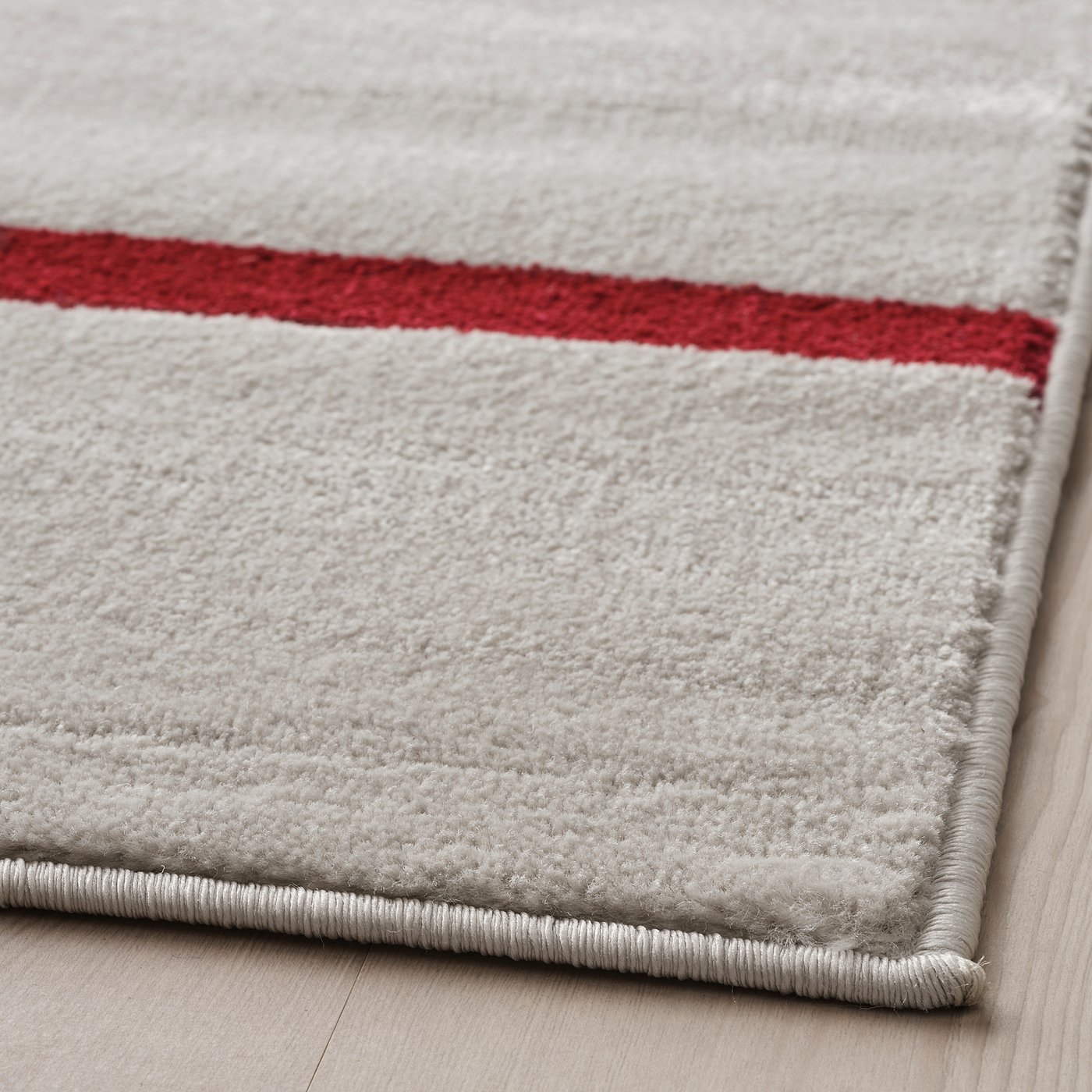 Lillevorde Rug Low Pile Grey Multicolour Ikea