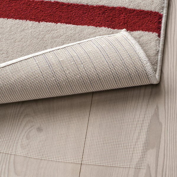 Lillevorde Rug Low Pile Grey Multicolour Ikea