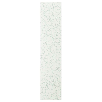 LINNABERG Door with hinges, white, 50x229 cm