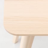 LISABO / LYCKAN Table and 4 chairs, ash veneer/birch veneer, 140x78 cm