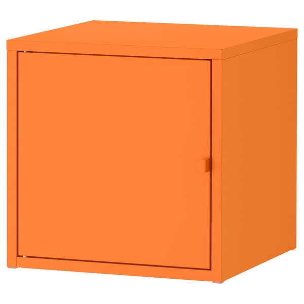LIXHULT Cabinet - metal, orange - IKEA