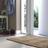 LOHALS Door mat, indoor, natural, 60x90 cm