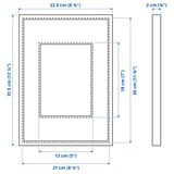 LOMVIKEN Frame, black, 21x30 cm