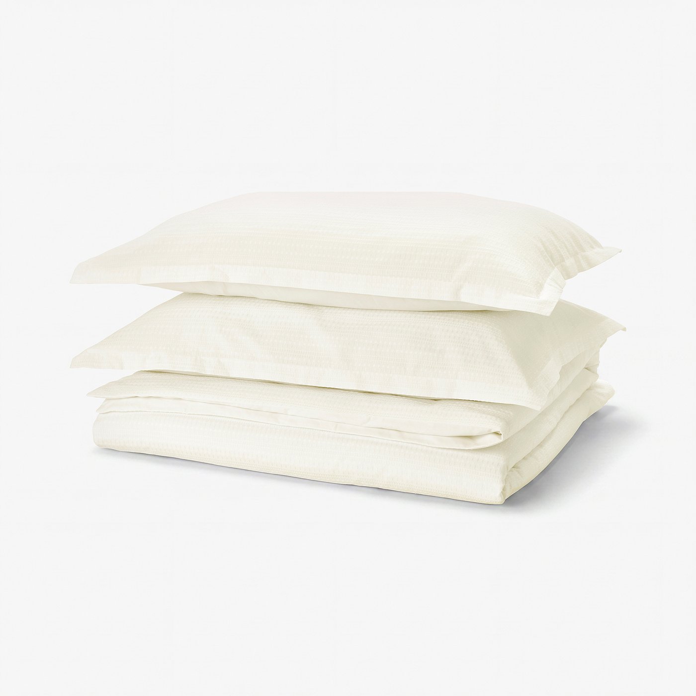 LUKTVICKER Duvet cover and 2 pillowcases - white 240x220/50x80 cm