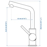 LUNDSKÄR Wash-basin mixer tap, black