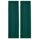 MAJGULL Block-out curtains, 1 pair, dark turquoise, 145x300 cm
