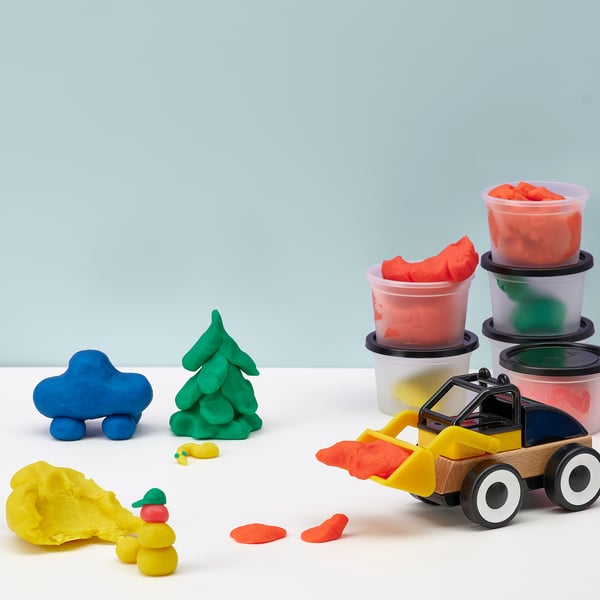 MÅLA Modelling dough, mixed colours