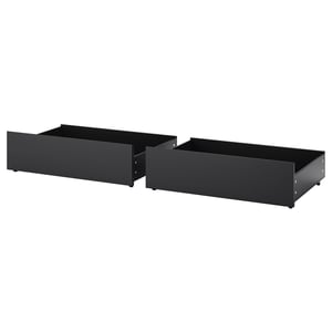 Malm Bed Storage Box For High Bed Frame Black Brown Ikea