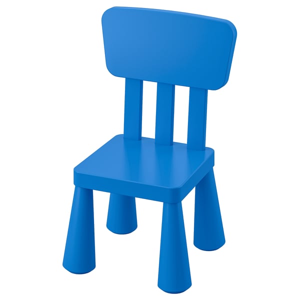 Mammut Children S Chair In Outdoor Blue Ikea