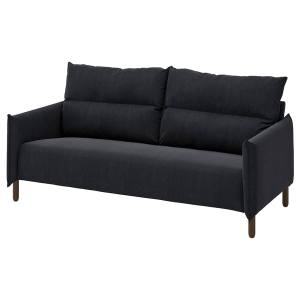 MANNARP 3-seat sofa, Saxemara black-blue