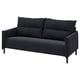 MANNARP 3-seat sofa, Saxemara black-blue