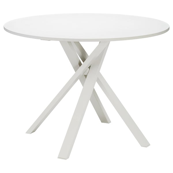 MARIEDAMM Table, white/stone effect white, 105 cm