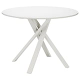 MARIEDAMM Table, white/stone effect white, 105 cm