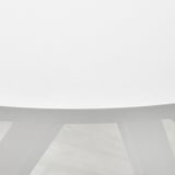 MARIEDAMM Table, white/stone effect white, 105 cm