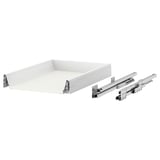 MAXIMERA Drawer, low, white, 40x60 cm