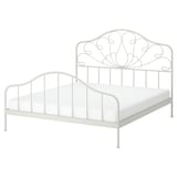 MELLGRUND Bed frame, off-white, 180x200 cm