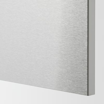 METOD 2 fronts for dishwasher, Vårsta stainless steel, 60 cm