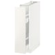 METOD Base cabinet/pull-out int fittings, white/Veddinge white, 20x60 cm