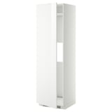 METOD High cab f fridge or freezer w door, white/Ringhult white, 60x60x200 cm
