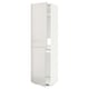 METOD High cabinet for fridge/freezer, white/Ringhult light grey, 60x60x220 cm