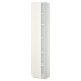 METOD High cabinet with shelves, white/Veddinge white, 40x37x200 cm