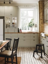 METOD / MAXIMERA Base cab f hob/2 fronts/2 drawers, white/Stensund beige, 80x60 cm