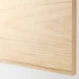 METOD / MAXIMERA Base cab f hob/int extractor w drw, white/Askersund light ash effect, 60x60 cm