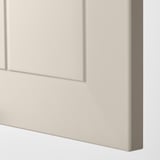 METOD / MAXIMERA Base cab f hob/int extractor w drw, white/Stensund beige, 80x60 cm