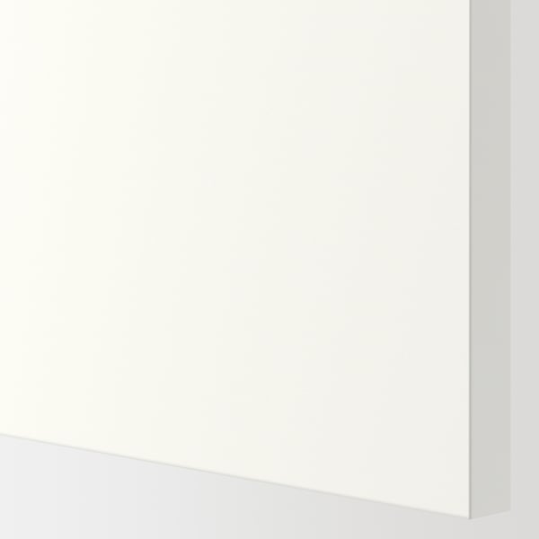METOD / MAXIMERA Base cab f hob/int extractor w drw, white/Vallstena white, 80x60 cm