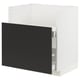 METOD / MAXIMERA Base cab f TALLSJÖN sink, white/Nickebo matt anthracite, 80x60 cm