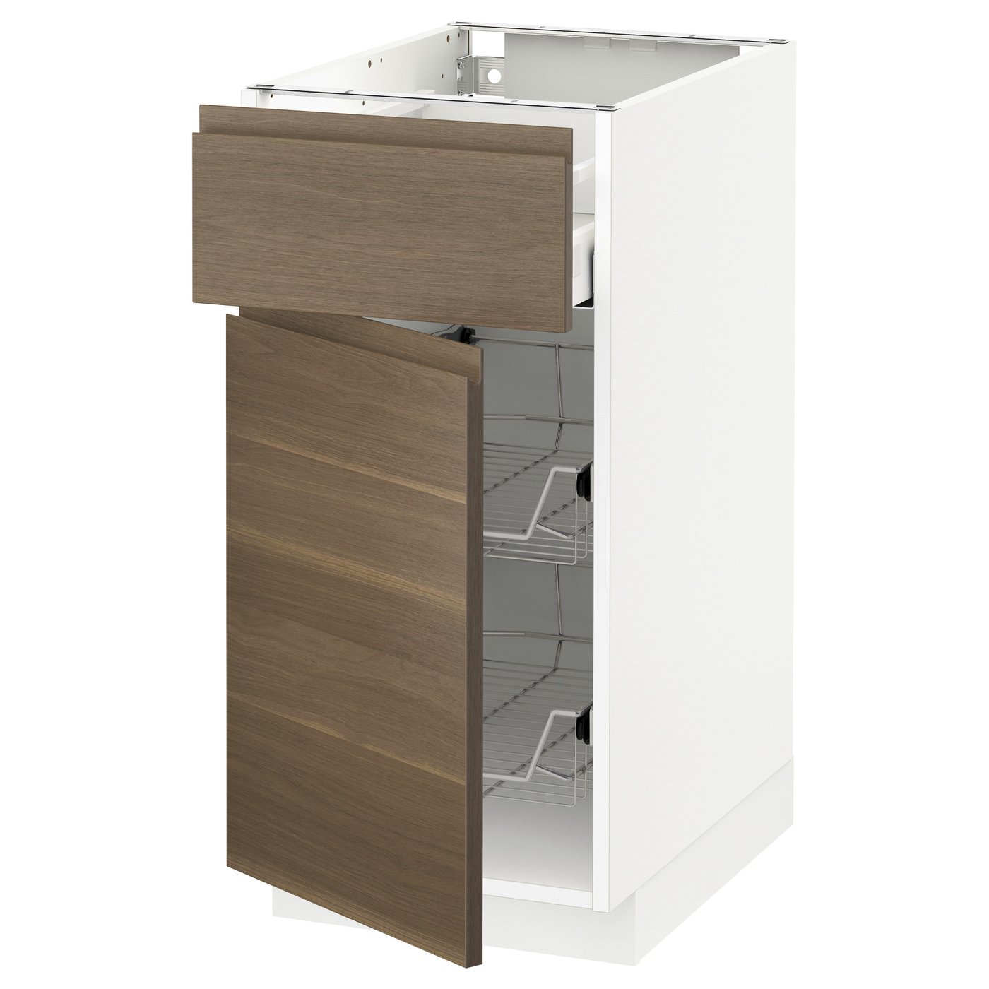 Metod Maximera Base Cab W Wire Basket Drawer Door White