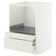 METOD / MAXIMERA Base cabinet f combi micro/drawers, white/Veddinge white, 60x60 cm