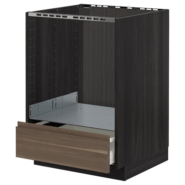Metod Maximera Base Cabinet For Oven With Drawer Black