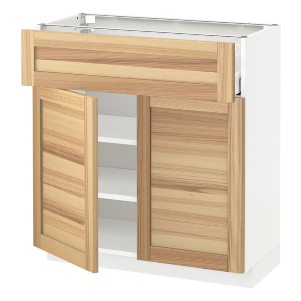 Metod Maximera Base Cabinet With Drawer 2 Doors White Torhamn