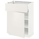 METOD / MAXIMERA Base cabinet with drawer/door, white/Veddinge white, 60x37 cm