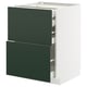 METOD / MAXIMERA Base cb 2 frnts/2 low/1 md/1 hi drw, white/Havstorp deep green, 60x60 cm
