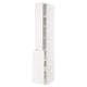 METOD / MAXIMERA Hc w p-o func 3drw/1dr/2shlv, white/Veddinge white, 40x60x240 cm