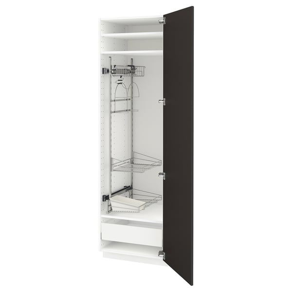 Metod Maximera High Cabinet With Cleaning Interior White