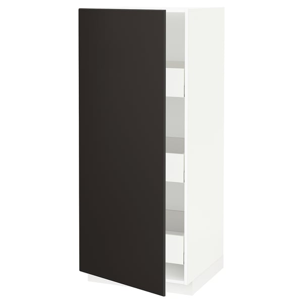 Metod Maximera High Cabinet With Drawers White Kungsbacka