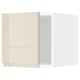 METOD Top cabinet, white/Voxtorp high-gloss light beige, 40x40 cm