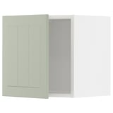 METOD Wall cabinet, white/Stensund light green, 40x40 cm