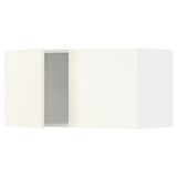 METOD Wall cabinet with 2 doors, white/Vallstena white, 80x40 cm