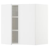METOD Wall cabinet with shelves/2 doors, white/Ringhult white, 60x60 cm