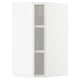 METOD Wall cabinet with shelves, white/Voxtorp matt white, 30x60 cm