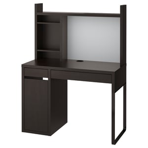 Micke Desk Black Brown Ikea
