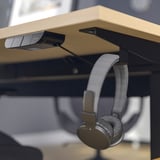 MITTZON Desk sit/stand, electric birch veneer/black, 120x60 cm
